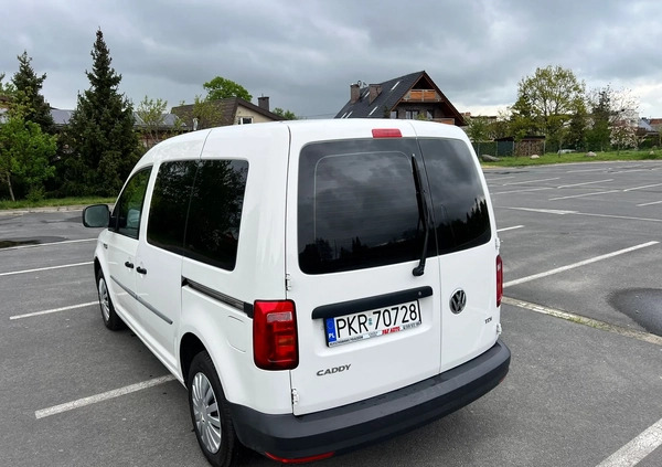Volkswagen Caddy cena 42100 przebieg: 232400, rok produkcji 2017 z Krotoszyn małe 352